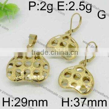 Powell Wholesale Fashion Jewelry Set Gold Color Popular China Suppliers