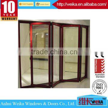 Made in china old looking pvc interior folding door