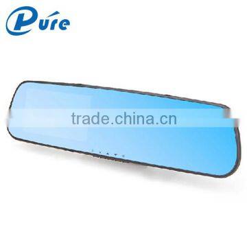 hd car dvr, hd 720p car camera dvr video recorder,4.3 inch rearview mirror vehicle traveling data recorder