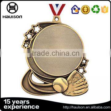 US Blank Medal Chinese Wholesale Medals With Antique Copper Antique Bronze and Soft Enamel photo-2