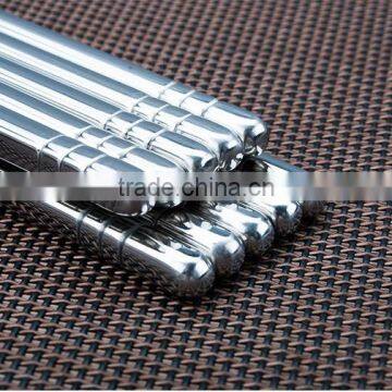 South Korean High-grade Stainless Steel Chopsticks Korean Square Antiskid Chopsticks Tableware.High Quality Household Chopsticks photo-3