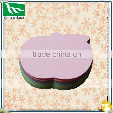 Apple Shape full colors memo pad for different shape