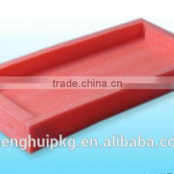 Custom hardness red EPE foam insert made in horizon hard drive packing foam