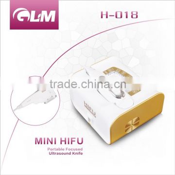 Professional portable home use hifu instrument for face lifting and skin care