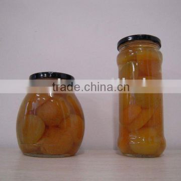 canned apricot in light syrup (canned food)