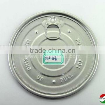 aluminum easy open end for milk powder cap