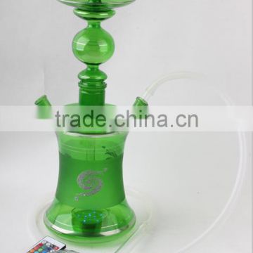 Wholesale al fakher tobacco fumo glass hookah with Led