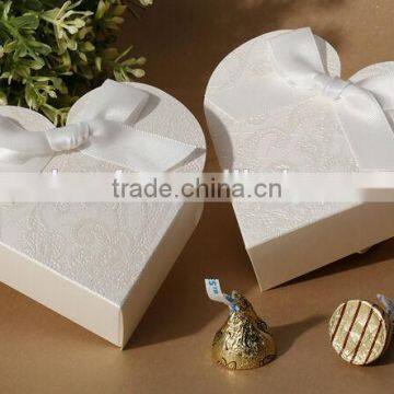 Heart style butterfly baby favor box