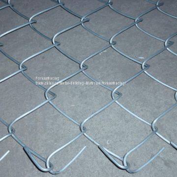 galvanized decorative chain link fence