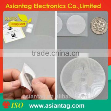 Factory Price HF rfid label/Waterproof passive rfid label/NFC label