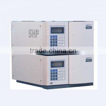 Laboratory HPLC machine with pump detector and column