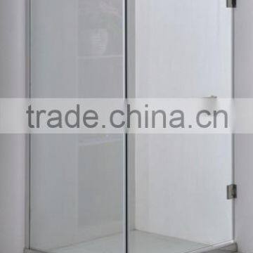 Square or Rectangle Frameless Hinge Glass Door Shower Room s009