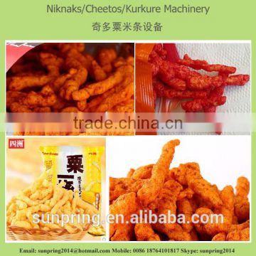 Corn Cheese Curls Cheetos Snacks Food Extruder Machines