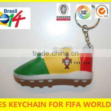 2014 brasil football world cup PORTUGAL soccer running shoe keychain