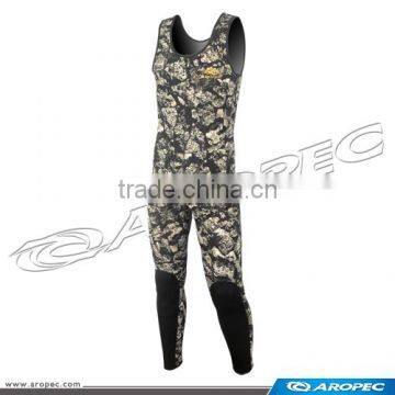 Defier Unisex 3.5mm Camouflage Green Coral 2PC Spearfishing Suit photo-2