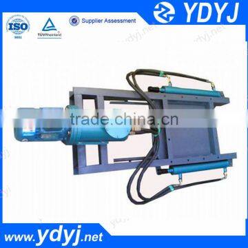 Electric rectangular slide gate valve for industrial use