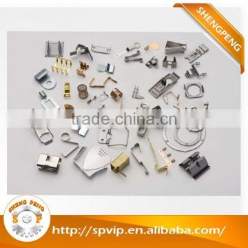 Custom Multi-Slides Press Metal stamping parts for Clips, Flat Springs, Battery Contacts