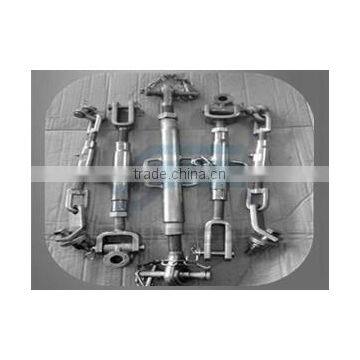 Compact tractor stabilizer assemblies and links