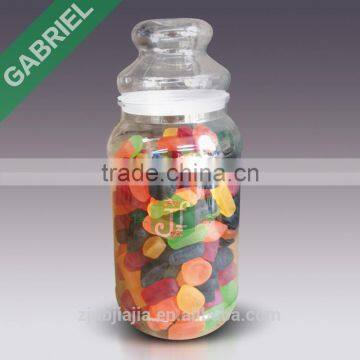 classic candy Large PET jar for nut or food packing use