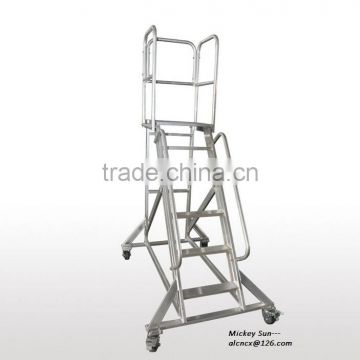 Aluminum alloy ladder, aluminum mobile platform