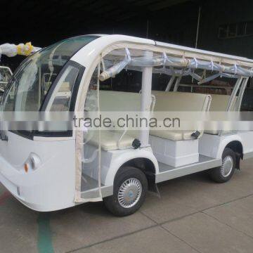 Pure White 14 Passenger Shuttle Bus From Suzhou Eagle photo-2