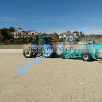 Top quality beach cleaner, beach cleaning machine, beach sweeper , sand cleaner drived by tractor with best price