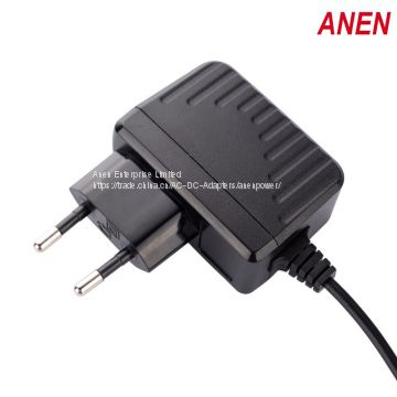 12W Euro plug DOE VI AC DC adapter 3 years warranty GS/CE approved 5V2A 12V1A 6V2A 12V0.5A power