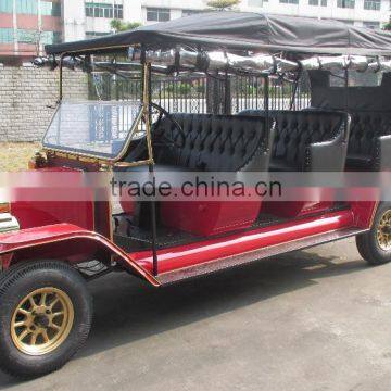 New Model 8 Person Private Electric Convertible Car Retro Golf Electric Cart photo-3