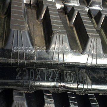 Hitachi EX14 Replacement Rubber Track 230mm Width,72mm Pitch,42links photo-2