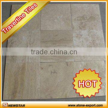 filled honed travertine tile