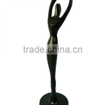 Black Finish Solo Dancing Aluminum Figurine