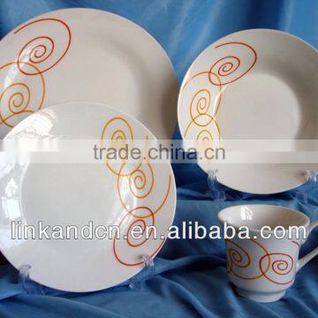 2017 hot sales!!! 250ml 20pcs round dinner sets