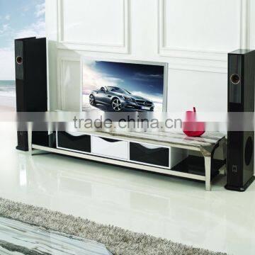 E335 MDF TV Unit Furniture Simple TV Stand Wood TV Cabinet Wood Stand photo-2