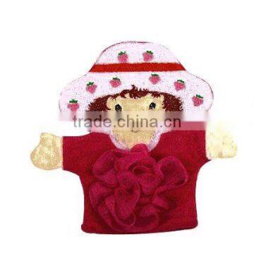 cartoon bath gloves bath mitt