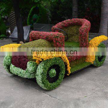 life size large top party artificial landscape uv resin plastic animal leaf alphabet letter Rolls-Royce Car statue E08 23M6