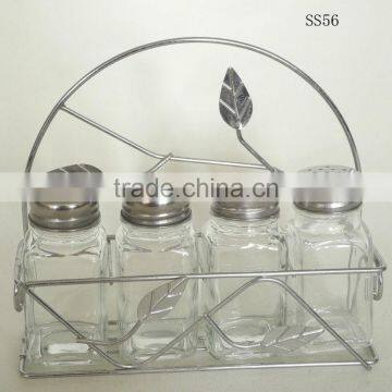 clear square glass kit for spice