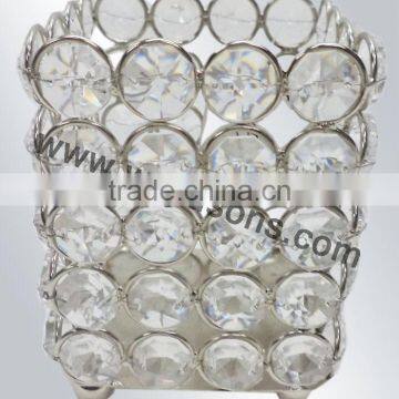 Crystal Beaded Votive Candle Holders for Wedding Decorations and Home Decor photo-4