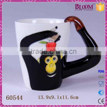 3d custom ceramic animal desgin personalized mug