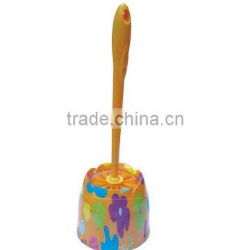 PP Printed Toilet Brush With Base photo-3