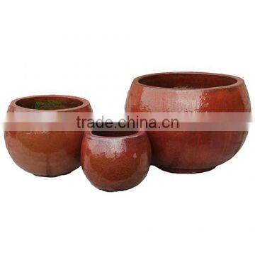 [Ecova-Shop] Vietnam Bowl Glazed ceramic pottery flower planter