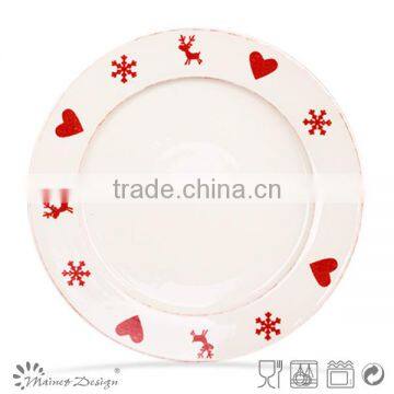 Christmas fashion ceramic plate