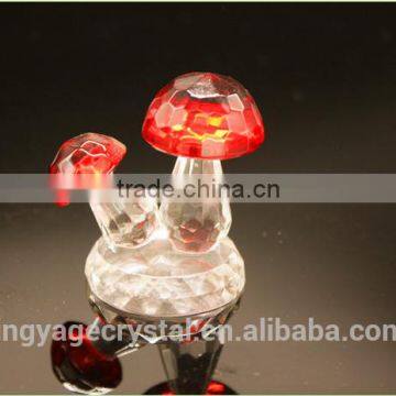 Christmas Promotional Items crystal mushroom shape anniversary gift