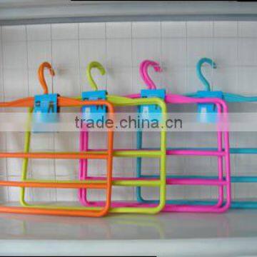 Thick Plastic Trousers Hanger-4tiers