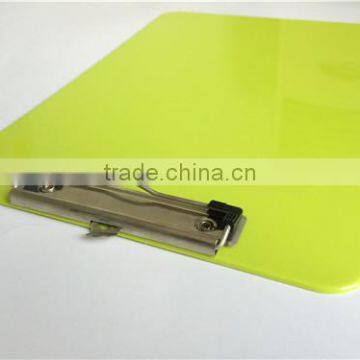 A4 Green Plastic Paper Holder Clipboard photo-2