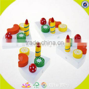 Wholesale Baby Wooden Toy Cake, Educational Kids Wooden Birthday Cake Toy, Funny Children Wooden Birthday Cake Toy W10B104 photo-4