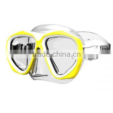 Silicone CustomizableTempered Glass Free Diving Mask(MK-200) photo-4
