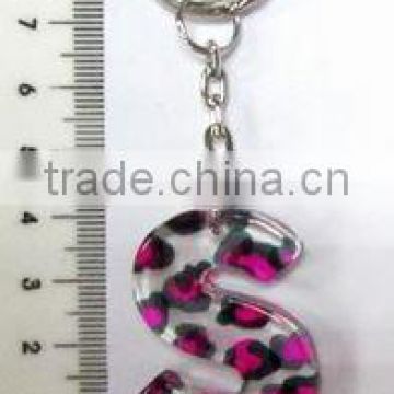 Popular Letter Key Chain With Fancy Plating, Customized Alphabet Key Chain, Key Chain With Personalized Letter Pandent