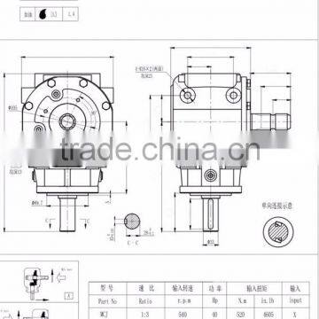 HT250 High Rpm Gearbox for Rotary Tiller photo-6