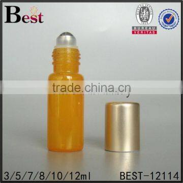 Hot Products 3ml 5ml Mini Orange Roll on Tube Bottle for Essentiao Oil Cosmetic Fragrance Perfume Roll on Glass Bottle photo-2