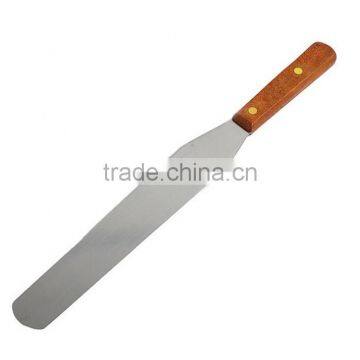 8" inch Toast bread Pizza cutter cake cutter knife stainless steel with wood hand German quality